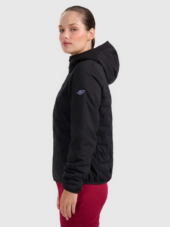 Damska kurtka trekkingowa 4F 4FWAW25TTJAF0800 - czarna
