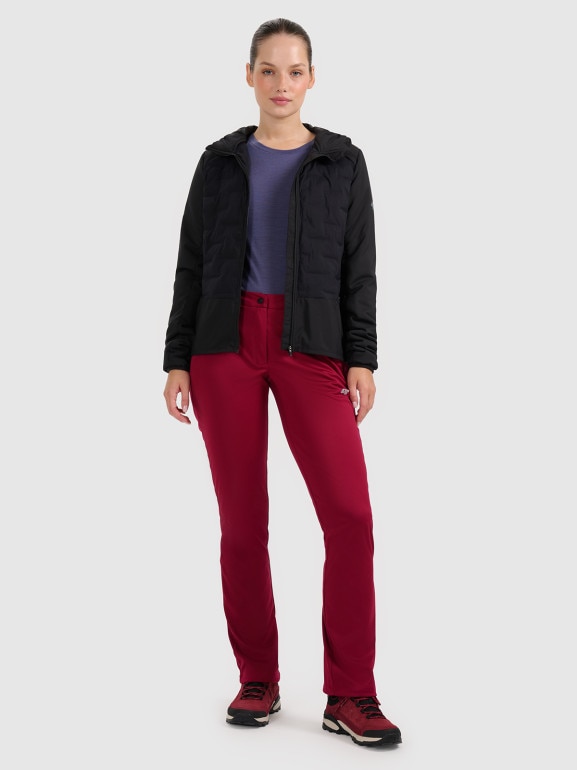 Damska kurtka trekkingowa 4F 4FWAW25TTJAF0800 - czarna