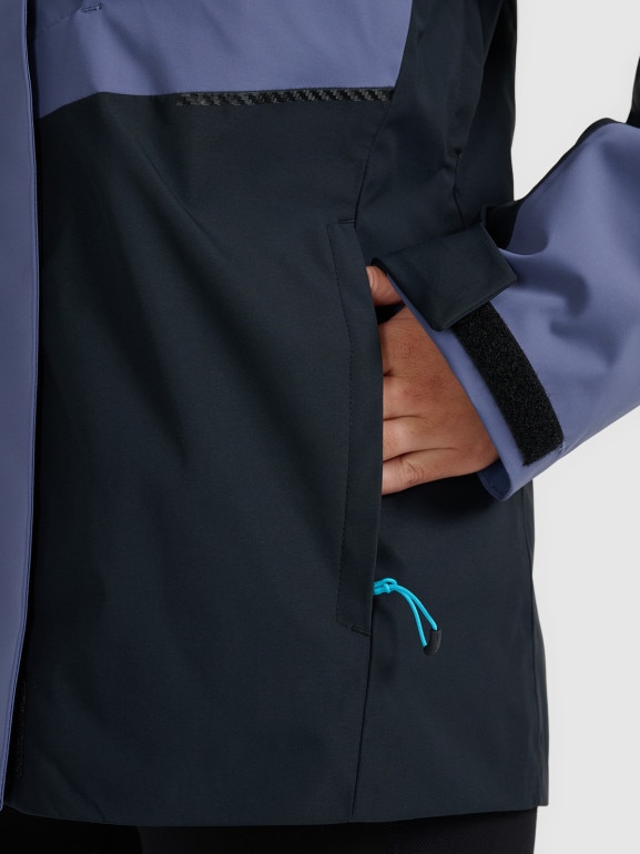 Damska kurtka trekkingowa 4F 4FWAW25TTJAF1011 - niebieska