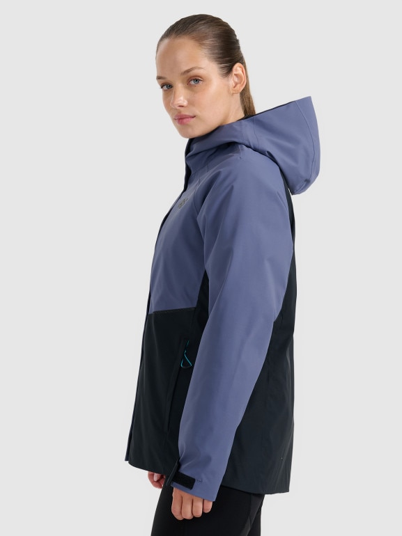 Damska kurtka trekkingowa 4F 4FWAW25TTJAF1011 - niebieska