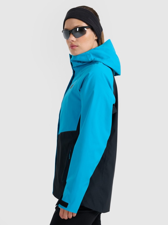 Damska kurtka trekkingowa 4F 4FWAW25TTJAF1011 - niebieska