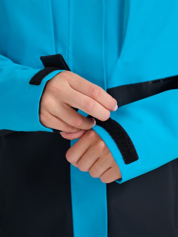 Damska kurtka trekkingowa 4F 4FWAW25TTJAF1011 - niebieska