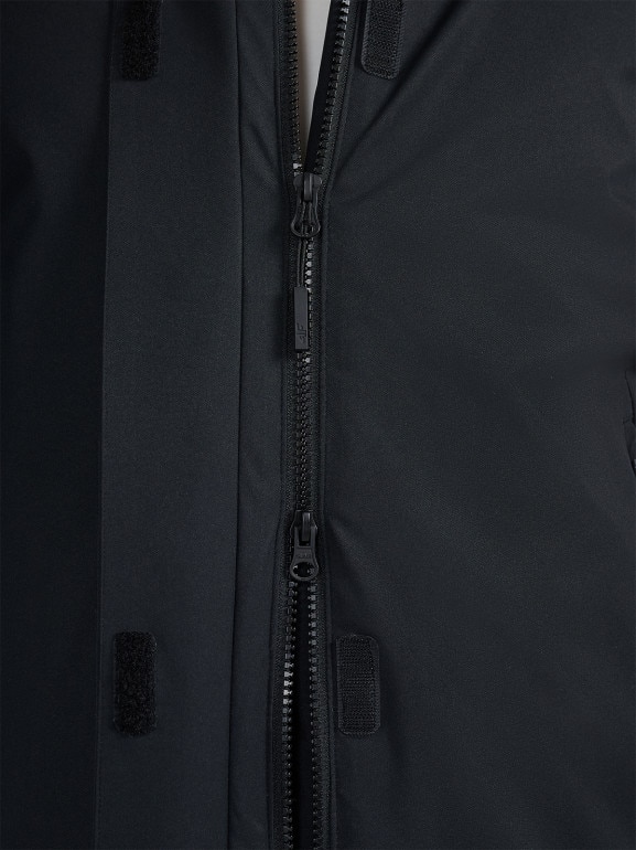 Damska parka zimowa 4F FRAW25TTJAF1027 - czarna