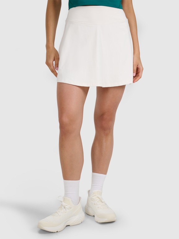 Damska spódnica tenisowa 4F 4FRAW25TFSKF021 - biała