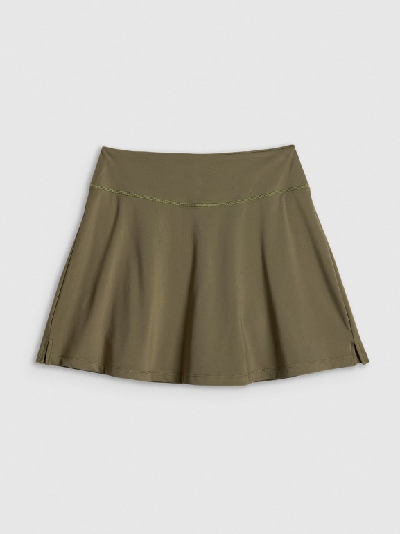 Damska spódnica treningowa 4F 4FWSS26TFSKF019 - khaki