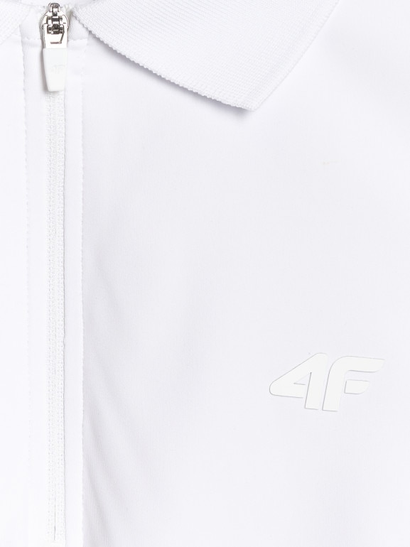 Damska sukienka tenisowa 4F 4FRAW25TDREF200 - biała