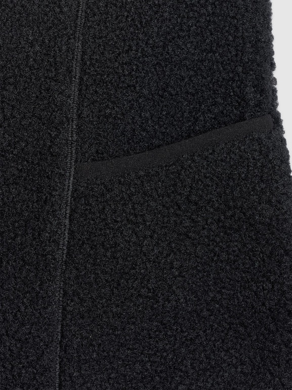 Damski bezrękawnik polarowy sherpa 4F 4FWAW25TVESF155 - czarny