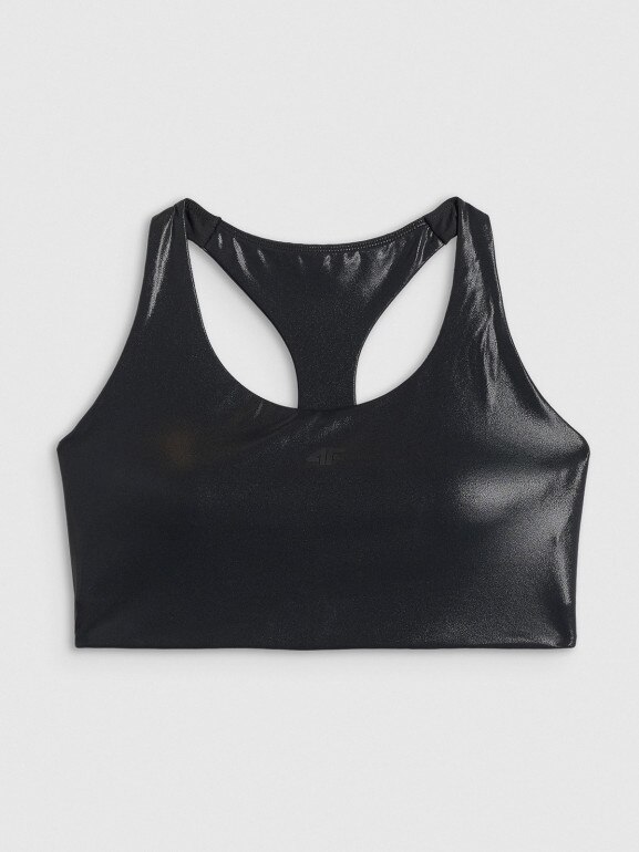 Damski biustonosz do jogi 4F 4FRSS26USBAF264 - czarny