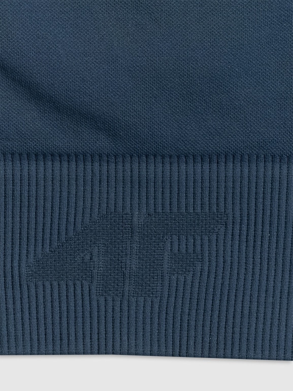 Damski biustonosz treningowy 4F 4FRSS26USBAF271 - turkusowy