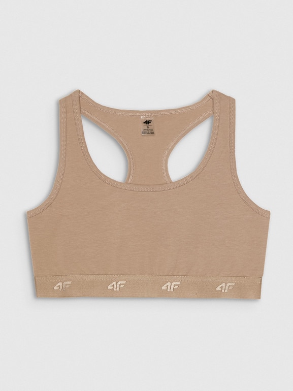 Damski biustonosz treningowy 4F 4FWMM00UBRAF036 - multikolor