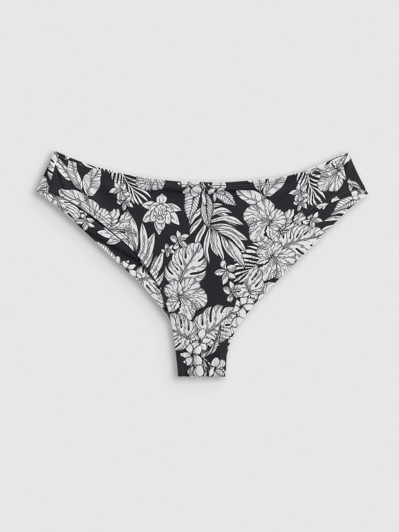 Damski dół od bikini 4F 4FRSS26UBKBF109 - czarno-biały