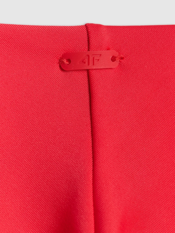 Damski dół od bikini 4F 4FWSS26UBKBF088 - czerwony
