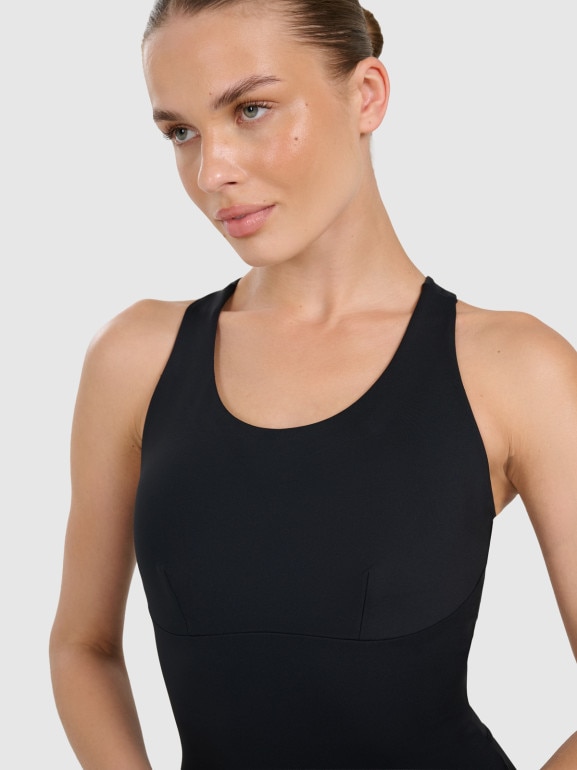 Damski kombinezon do jogi i pilatesu 4F 4FWAW25TJUMF039 - czarny