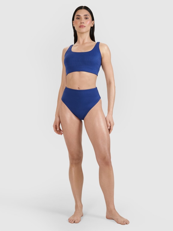 Damski kostium kąpielowy (dół) 4F 4FRSS25UBKBF085 - granatowy