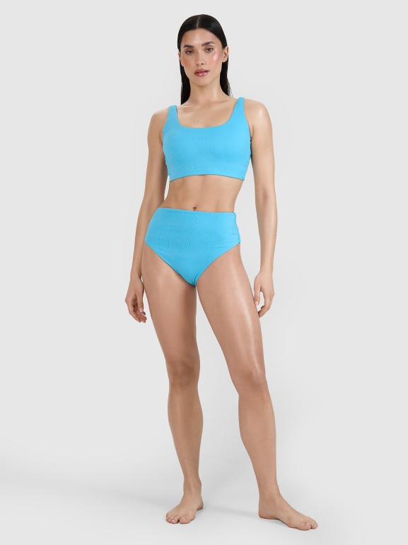 Damski kostium kąpielowy (dół) 4F 4FRSS25UBKBF085 - niebieski