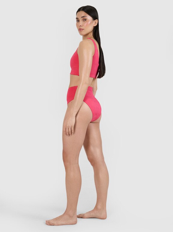 Damski kostium kąpielowy (dół) 4F 4FRSS25UBKBF085 - różowy