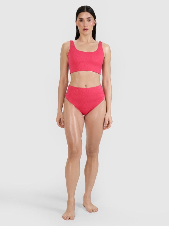 Damski kostium kąpielowy (dół) 4F 4FRSS25UBKBF085 - różowy