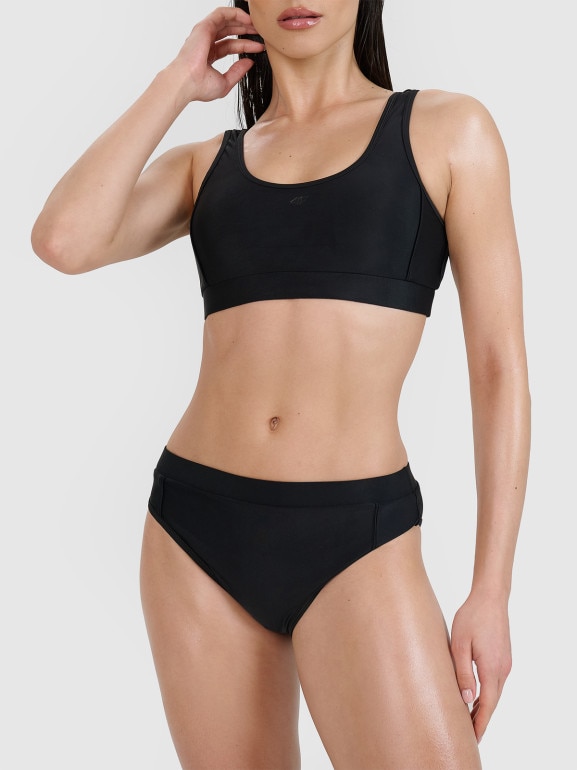 Damski kostium kąpielowy (dół) 4F 4FWSS25UBKBF078 - czarny
