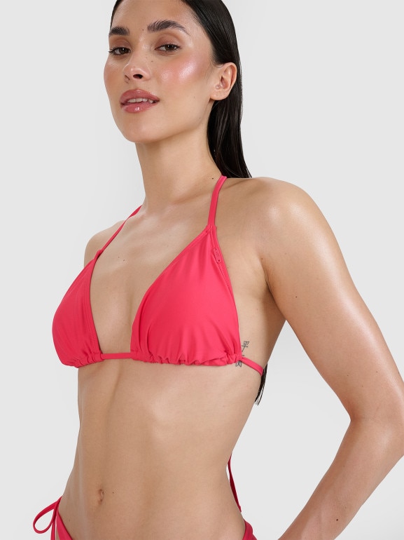Damski kostium kąpielowy (góra) 4F 4FWSS25UBKTF070 - różowy