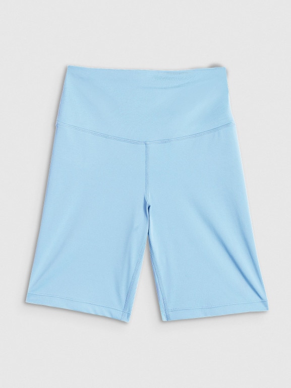 Damski legginsy kolarki treningowe 4F 4FWSS26TFSTF085 - niebieskie