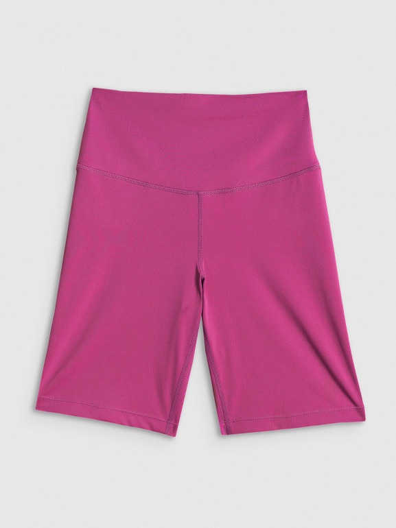 Damski legginsy kolarki treningowe 4F 4FWSS26TFSTF085 - różowe