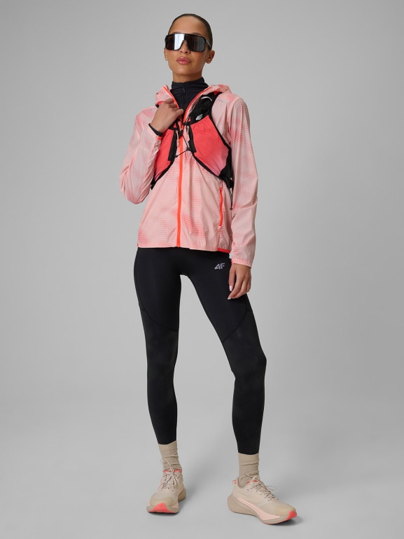 Damski longsleeve do biegania 4F 4FRSS26TFLOF601 - czarny