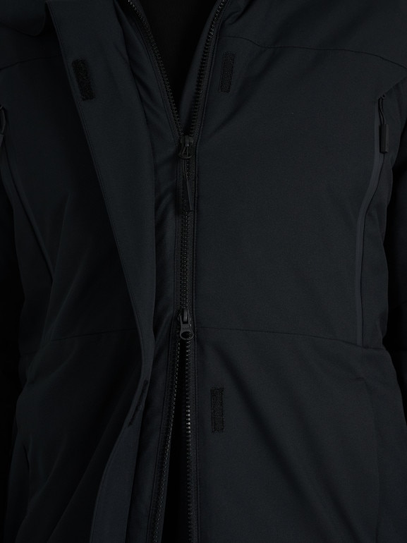 Damski płaszcz przejściowy 4F 4FWAW25TTJAF0786 - czarny