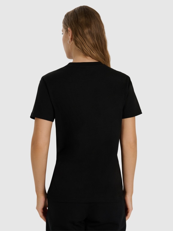 Damski t-shirt basic 4F 4FWAW25TTSHF297 - czarny