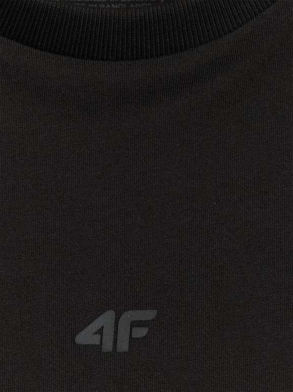Damski t-shirt basic 4F 4FWSS26TTSHF2744 - czarny