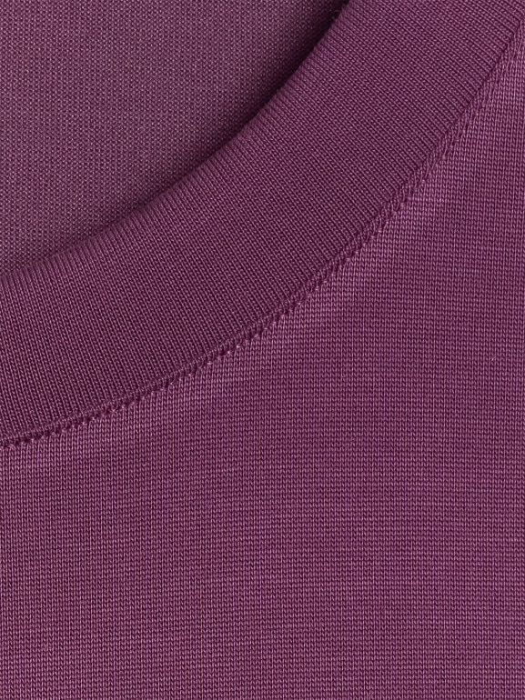 Damski t-shirt basic 4F 4FWSS26TTSHF2773 - fioletowy