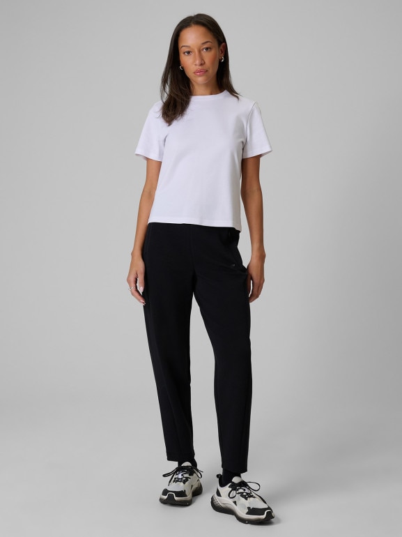 Damski t-shirt bez nadruku 4F 4FRSS26TTSHF3985 - biały