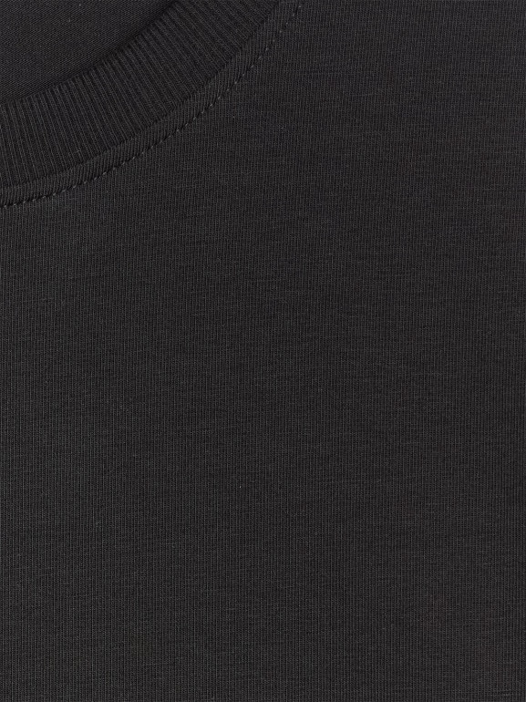 Damski t-shirt crop top 4F 4FWAW25TTSHF2971 - czarny