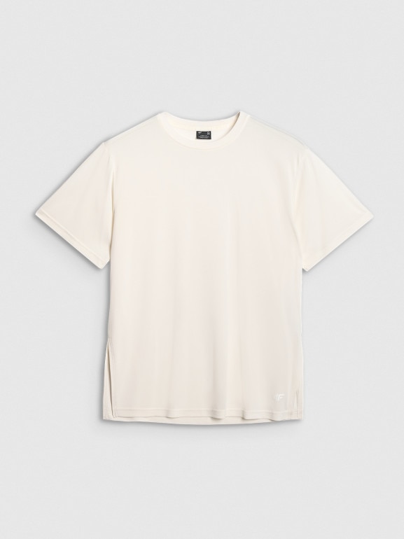 Damski t-shirt oversize 4F 4FRAW25TTSHF3408 - biały