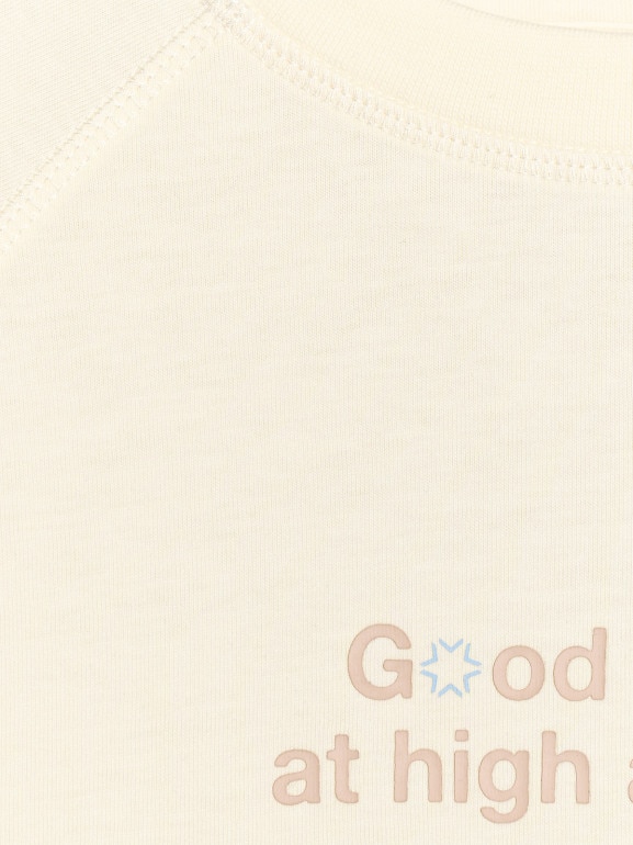 Damski t-shirt oversize z nadrukiem 4F 4FWAW25TTSHF2323 - biały