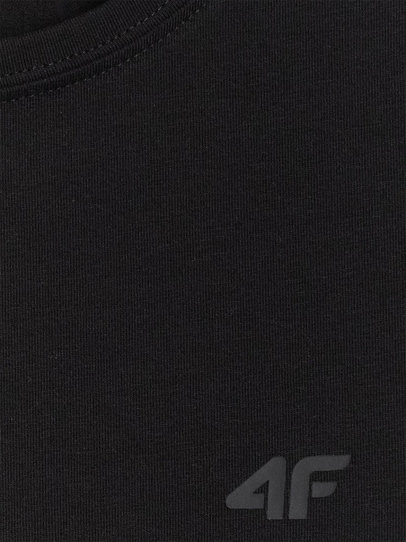 Damski t-shirt slim 4F 4FRSS26TTSHF3628 - czarny