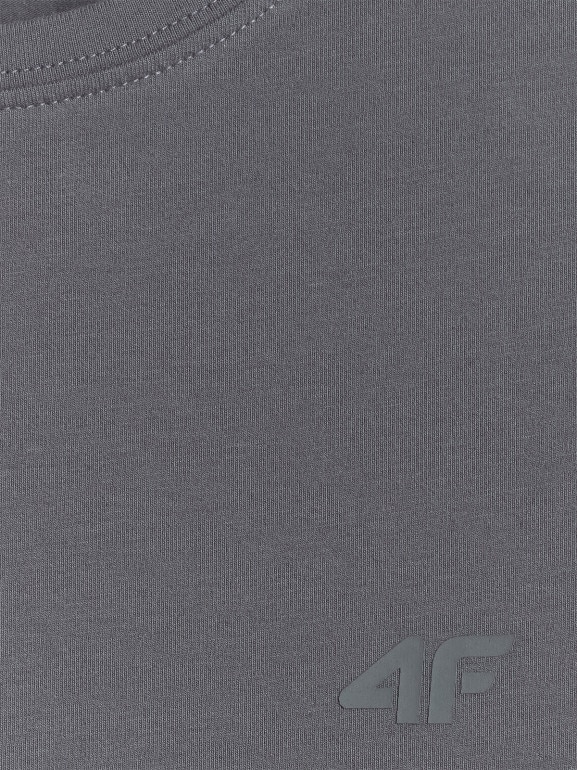 Damski t-shirt slim 4F 4FRSS26TTSHF3628 - szary