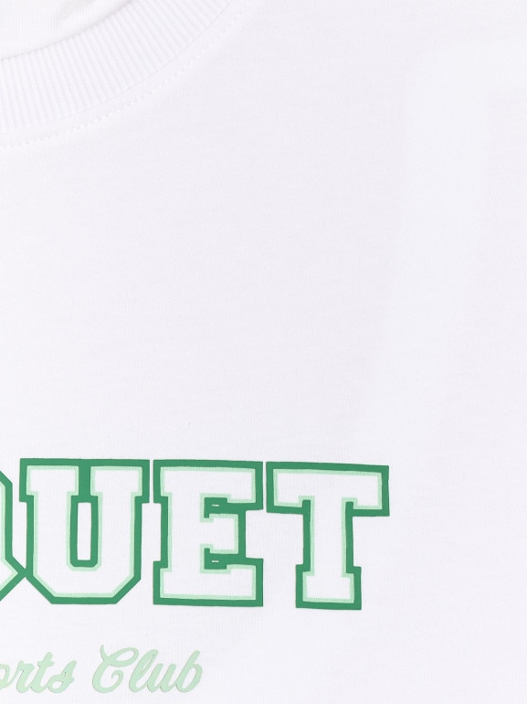 Damski t-shirt z nadrukiem 4F 4FRAW25TTSHF3158 - biały