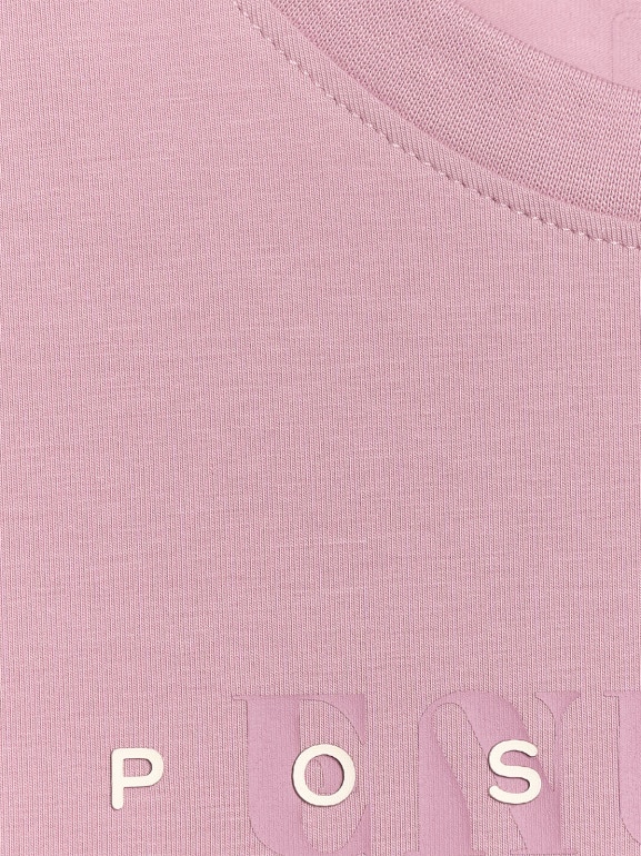 Damski t-shirt z nadrukiem 4F 4FRAW25TTSHF3228 - różowy