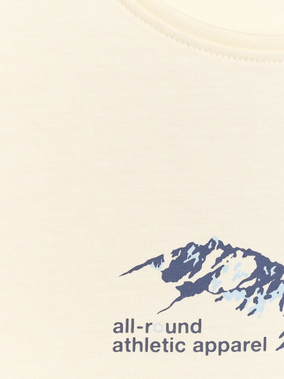 Damski t-shirt z nadrukiem 4F 4FWAW25TTSHF2713 - biały