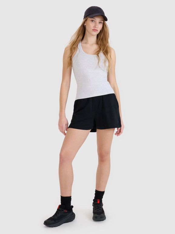 Damski top basic 4F 4FWMM00TSLEF124 - szary