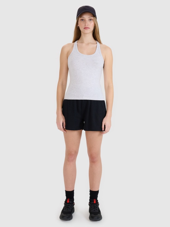 Damski top basic 4F 4FWMM00TSLEF124 - szary