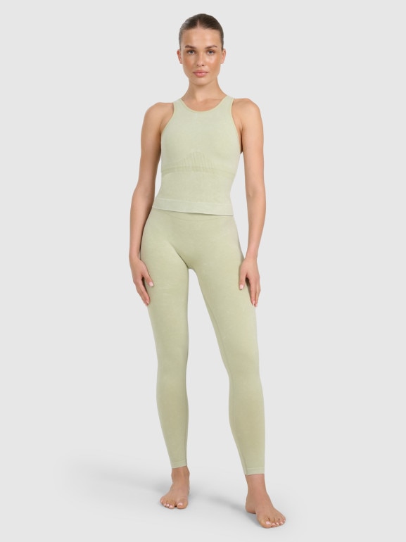 Damski top do jogi i pilatesu 4f 4FWAW25TFSLF578 - zielony