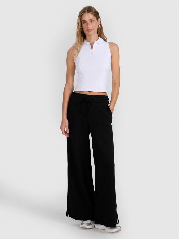 Damski top tenisowy 4F 4FRAW25TSLEF290 - biały