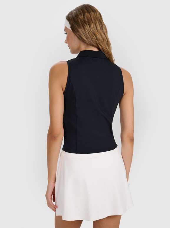 Damski top tenisowy 4F 4FRAW25TSLEF290 - czarny