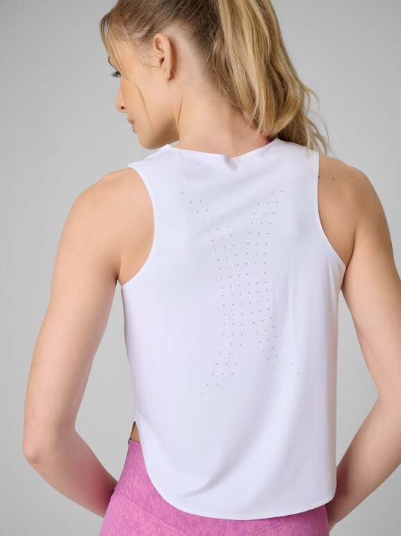 Damski top treningowy 4F 4FRSS26TFSLF1103 - biały