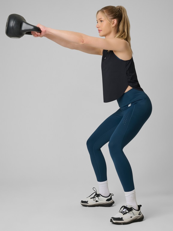 Damski top treningowy 4F 4FRSS26TFSLF1103 - czarny