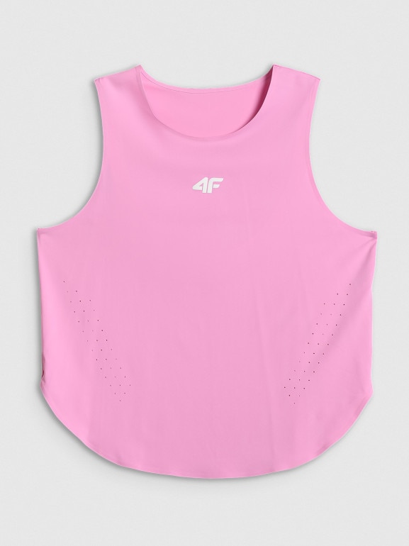 Damski top treningowy 4F 4FRSS26TFSLF1103 - różowy