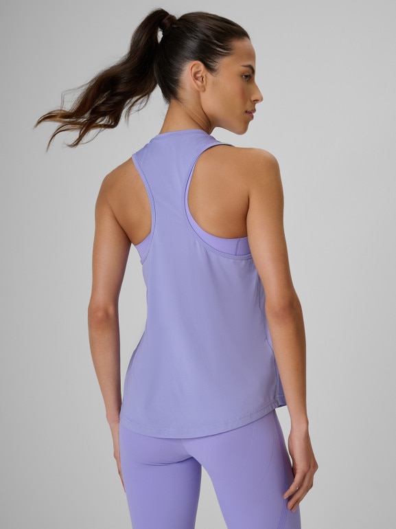 Damski top treningowy 4F 4FRSS26TFSLF1243 - fioletowy