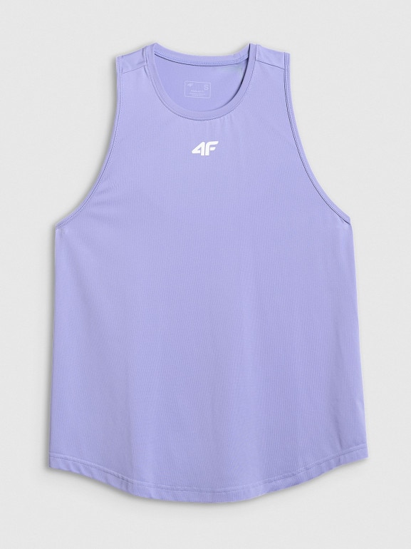 Damski top treningowy 4F 4FRSS26TFSLF1243 - fioletowy