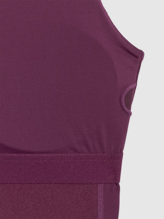 Damski top treningowy 4F 4FWAW25TFSLF573 - fioletowy